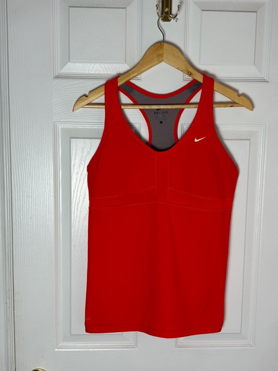 Nike Tops - Nike Bright Red Racerback Dri-FIT Tank